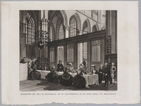 KG 07477a
<br/>
Geschiedenis godsdiensten: bediening van het H. Avondmaal bij de Hervormden
<br/>
<em>Philips Jacobsz., Caspar (1732-1789)</em>